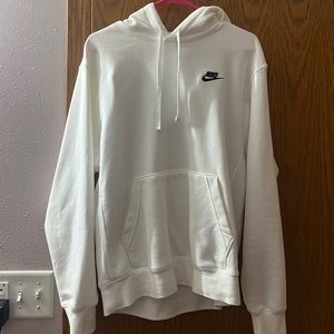 White nike hoodie
